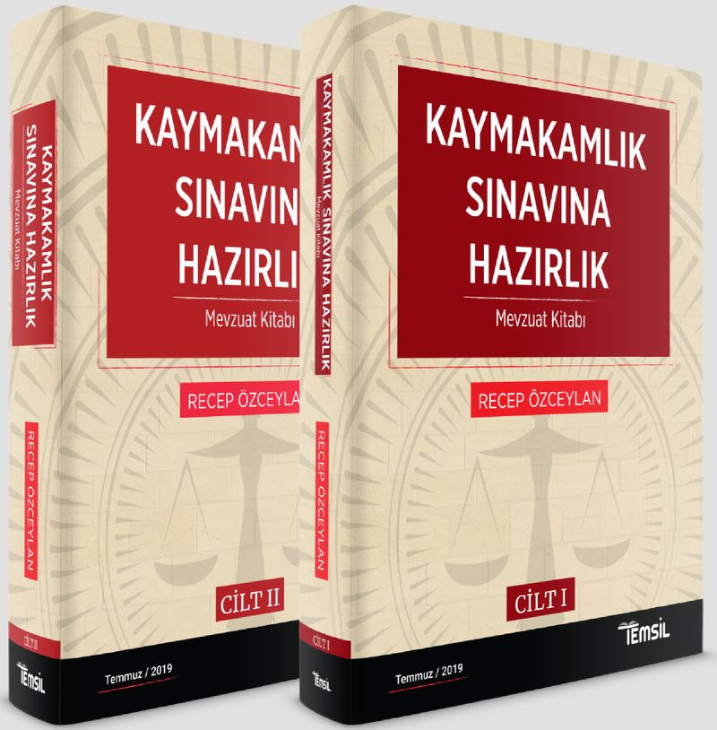 Kaymakamlkık Sınavına Hazırlık Mevzuat Kitabı (2 Cilt) kitap kapağı