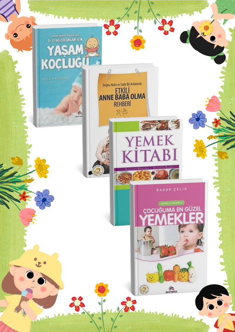 Çocuk Bakımı ve Gelişimi Seti (4 Kitap) kitap kapağı