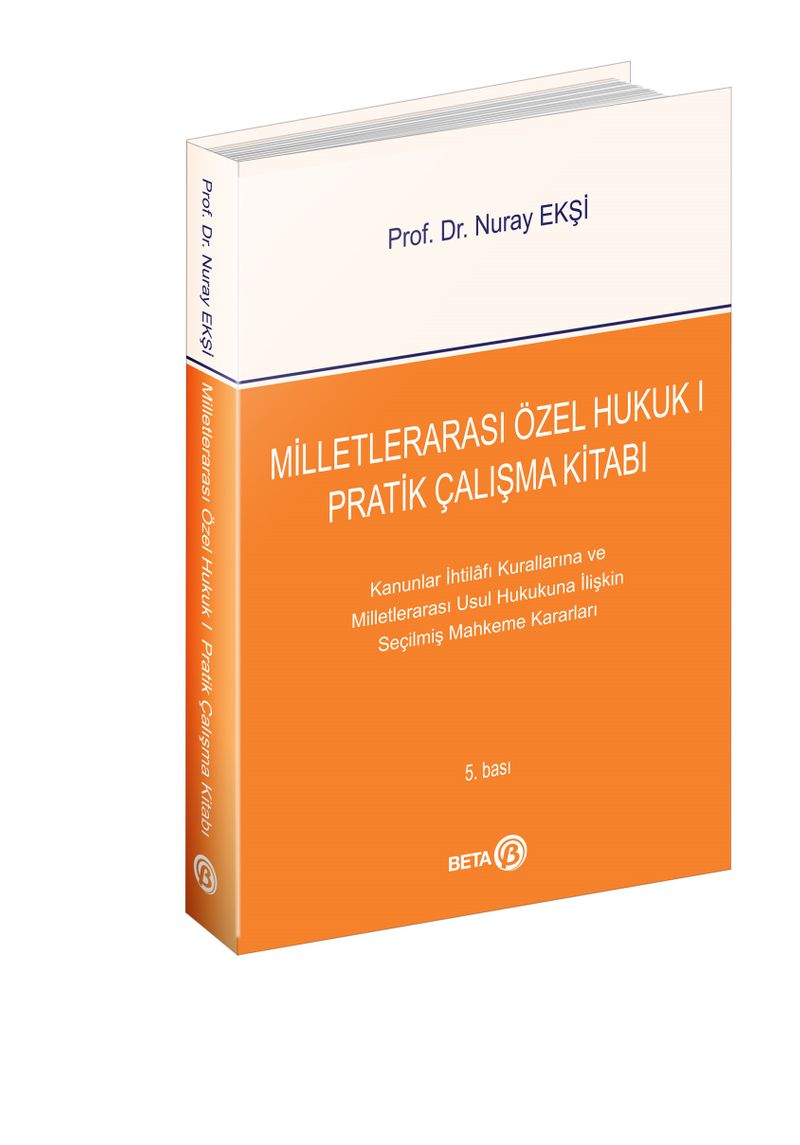 Milletlerarası Özel Hukuk I Pratik Çalışma Kitabı kitap kapağı