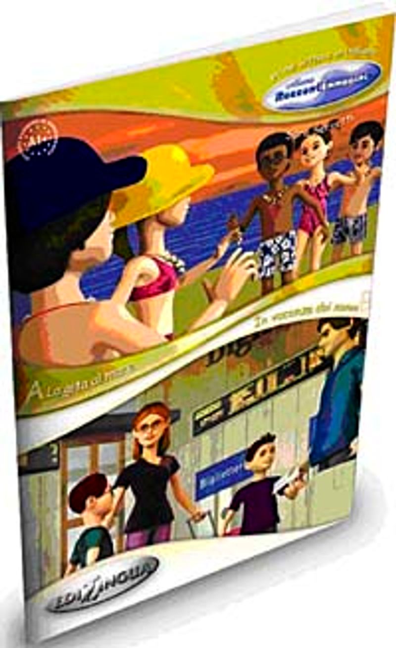La gita al mare - In vacanza dai nonni (İtalyanca Okuma Kitabı 6-11 yaş) Temel-üst Seviye (A1+) kitap kapağı