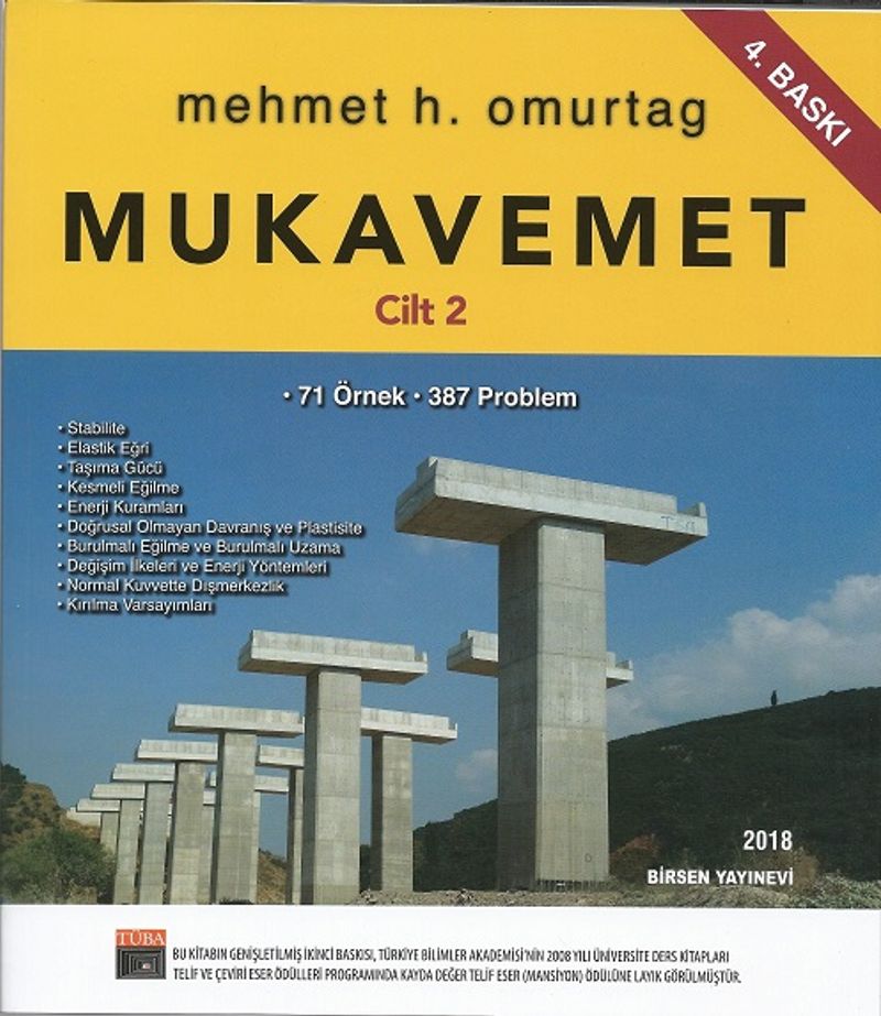 Mukavemet Cilt:2 kitap kapağı