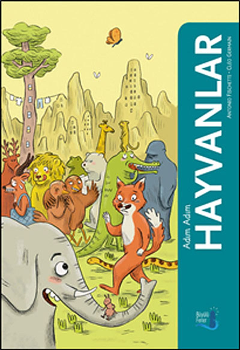Adım Adım Hayvanlar kitap kapağı