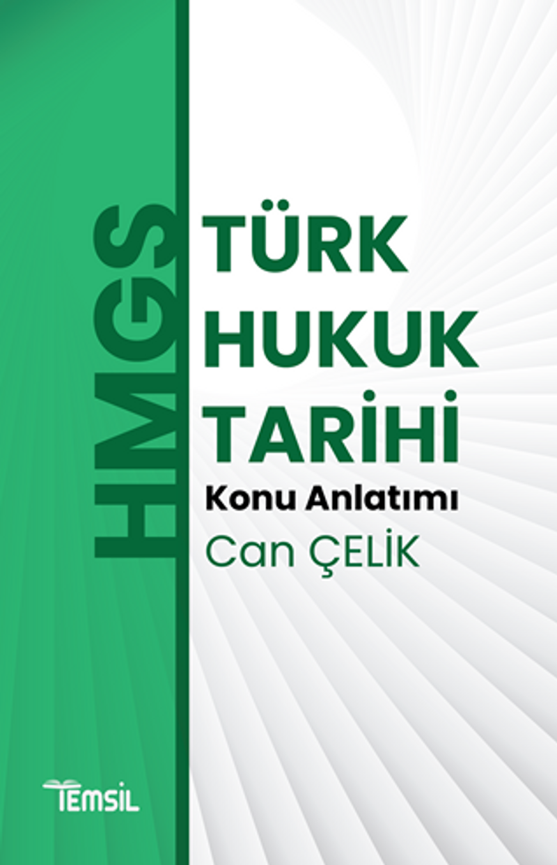 Türk Hukuk Tarihi Hukuk Mesleklerine Giriş Sınavına Hazırlık kitap kapağı