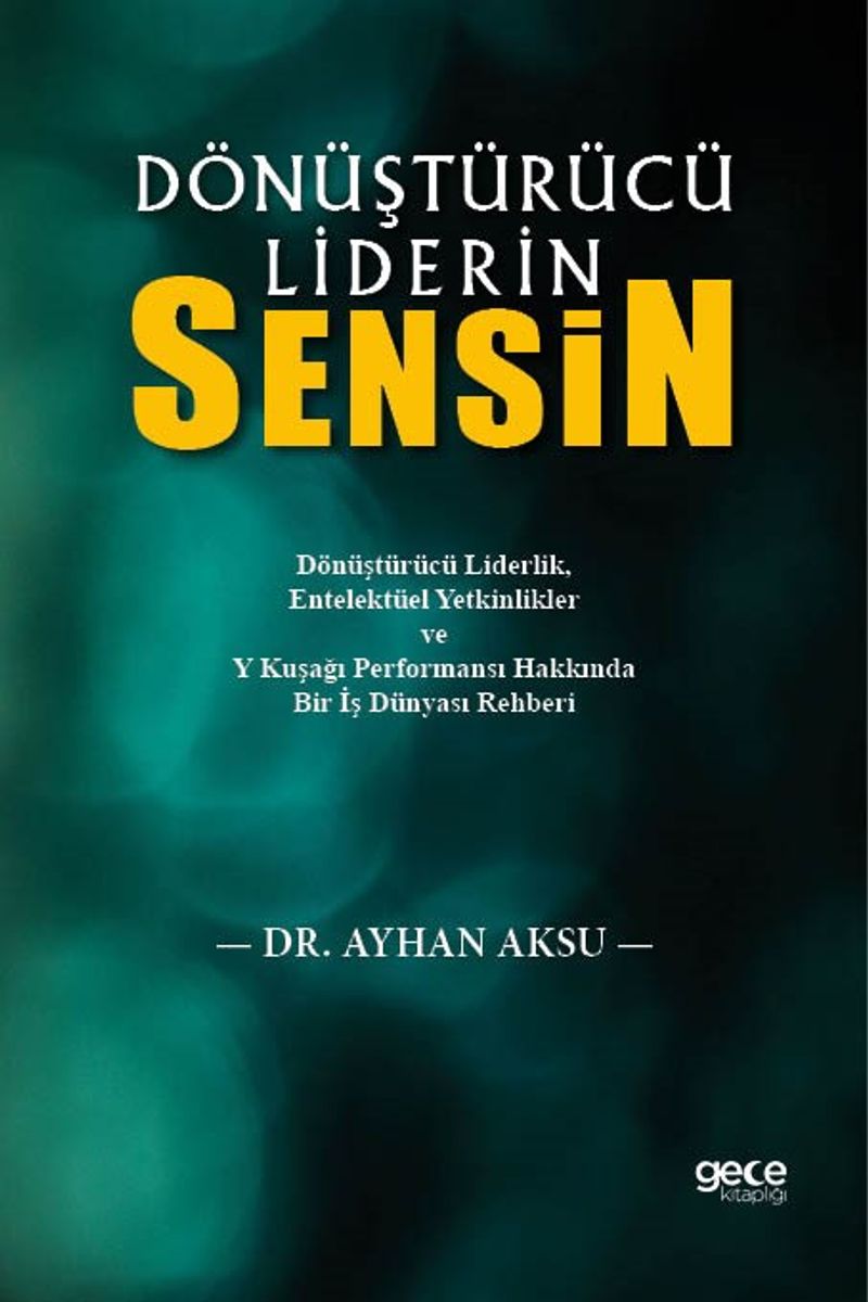 Dönüştürücü Liderin Sensin kitap kapağı