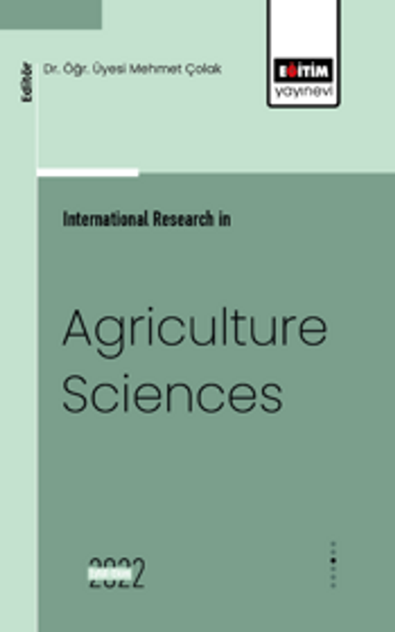International Research in Agriculture Sciences kitap kapağı