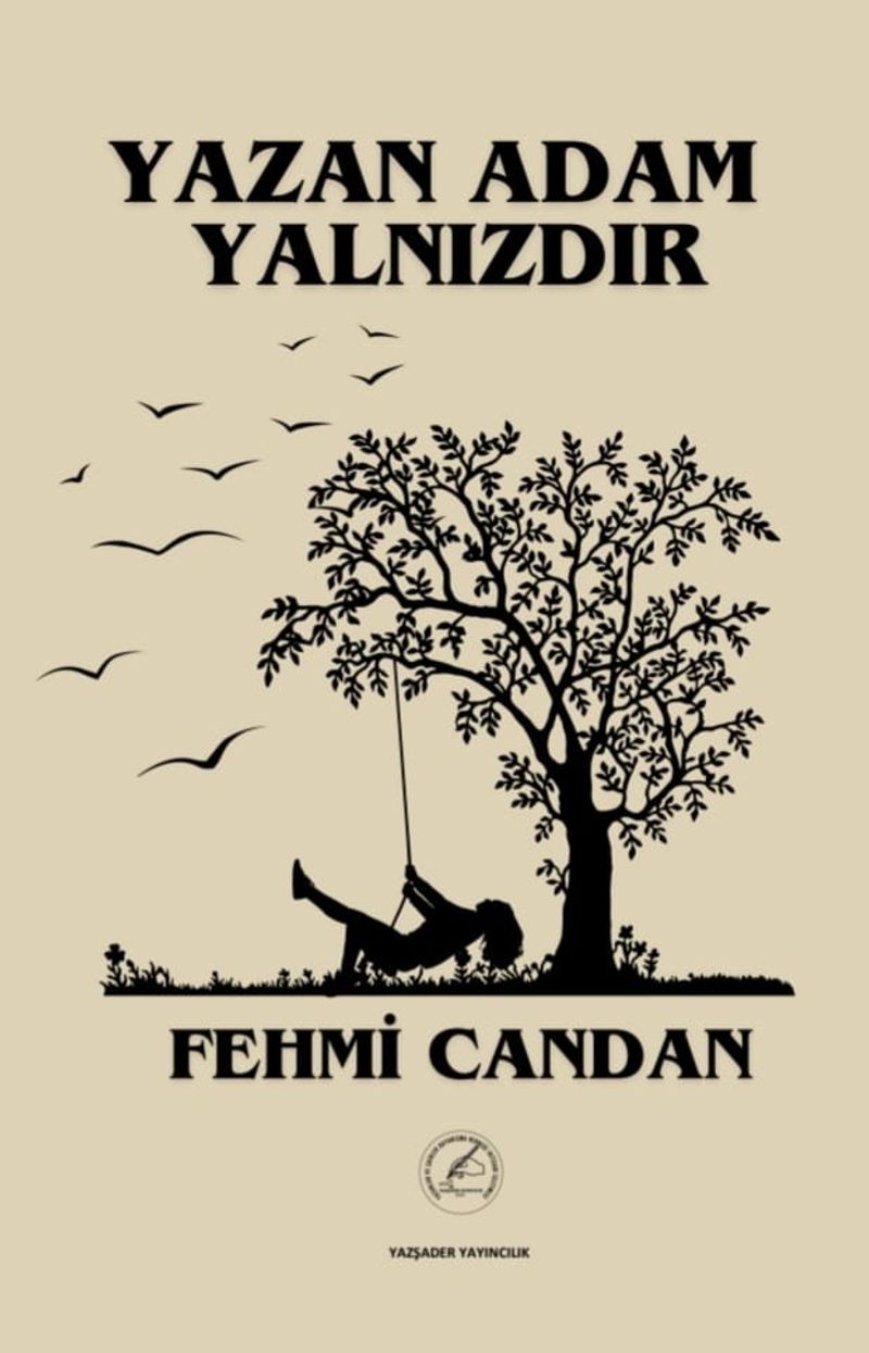 Yazar Adam Yalnızdır kitap kapağı