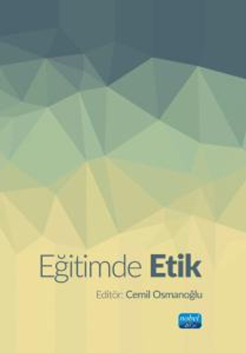 Eğitimde Etik kitap kapağı