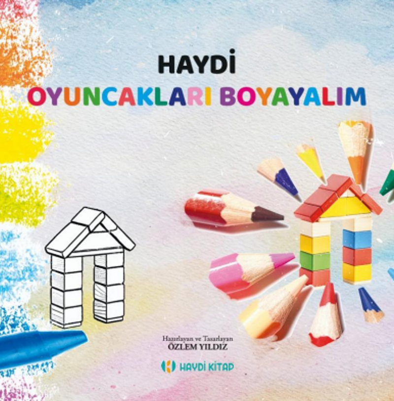 Haydi Oyuncakları Boyayalım kitap kapağı
