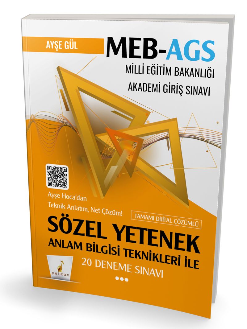 MEB - AGS Hazırlık Anlam Bilgisi Teknikleri ile Sözel Yetenek 20 Deneme Sınavı kitap kapağı