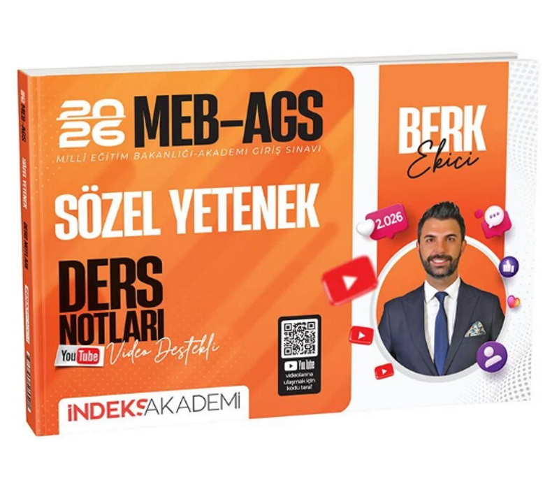 2026 MEB-AGS Sözel Yetenek Video Ders Notları kitap kapağı