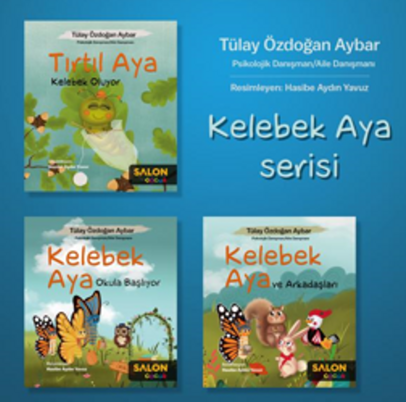 Kelebek Aya Serisi (3 Kitap Takım) kitap kapağı