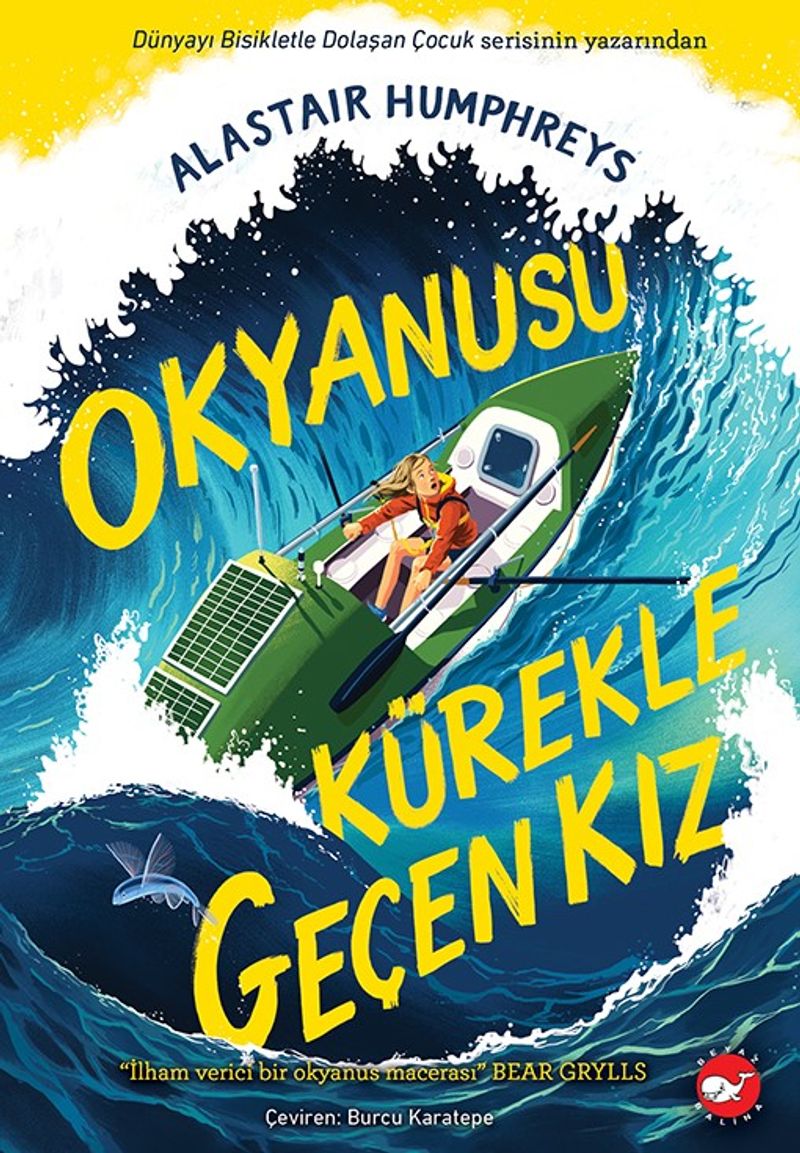 Okyanusu Kürekle Geçen Kız kitap kapağı