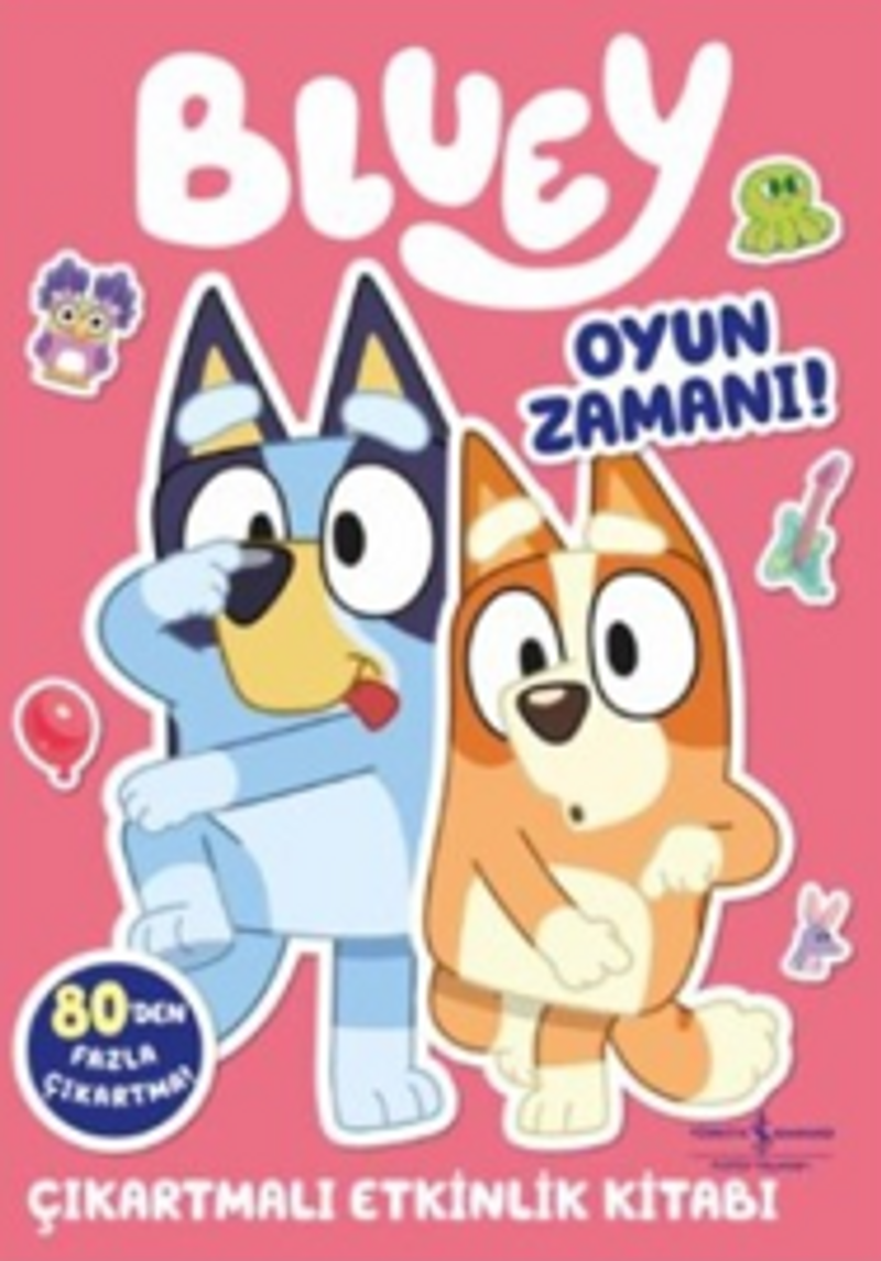 Bluey / Oyun Zamanı (Çıkartmalı Etkinlik Kitabı) kitap kapağı