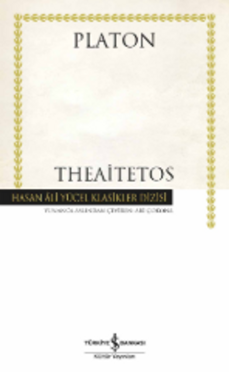 Theaitetos (Karton Kapak) kitap kapağı