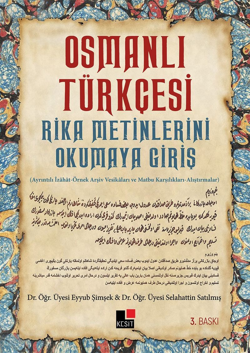 Osmanlı Türkçesi Rika Metinlerini Okumaya Giriş kitap kapağı