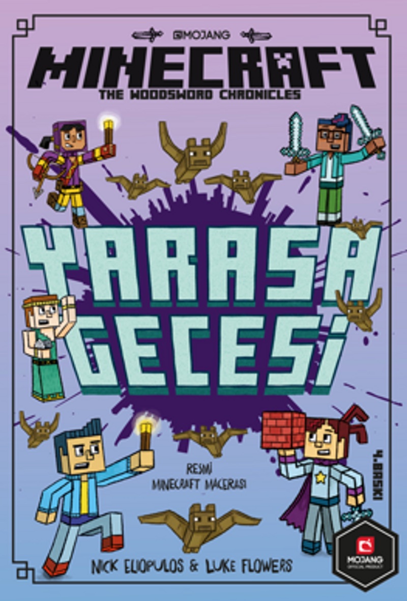 Minecraft - Yarasa Gecesi kitap kapağı