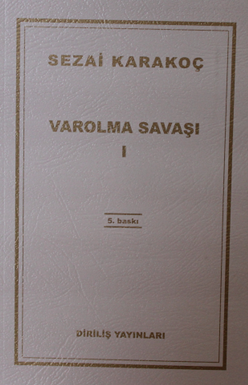 Varolma Savaşı kitap kapağı