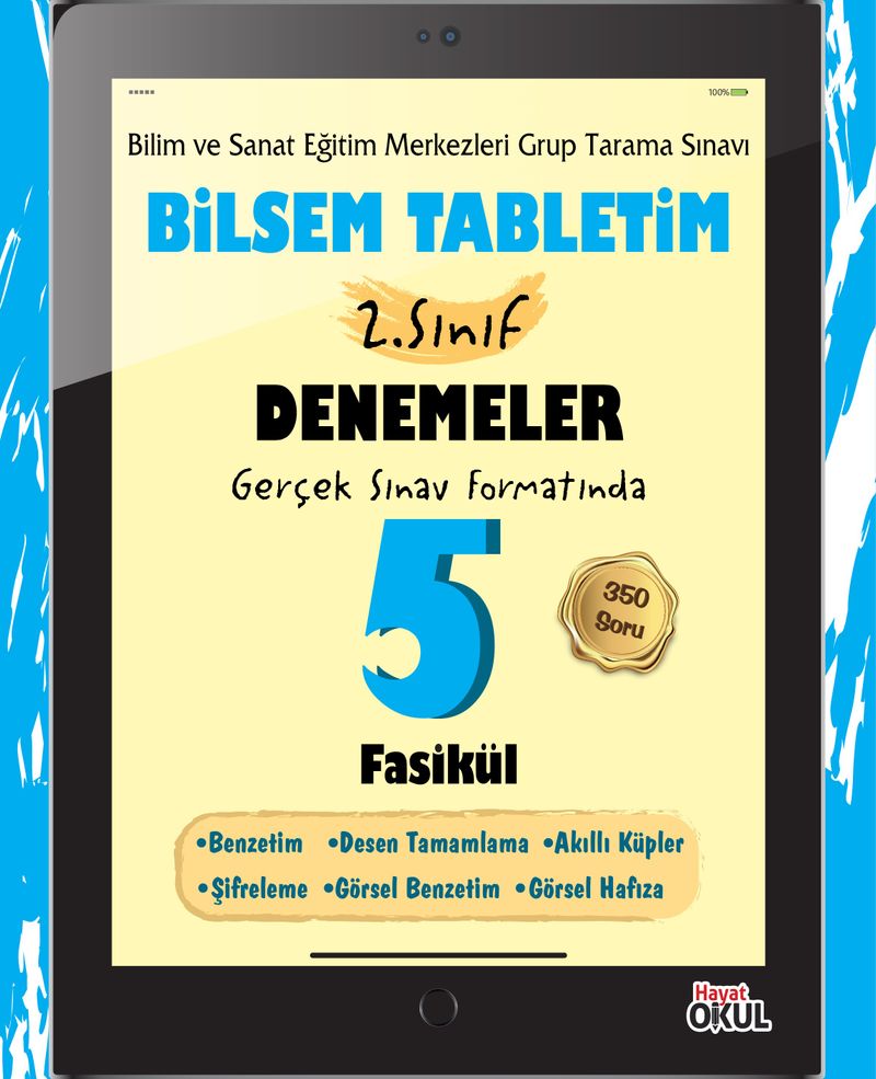 Bilsem Tabletim 2. Sınıf Denemeler 5 Fasikül kitap kapağı