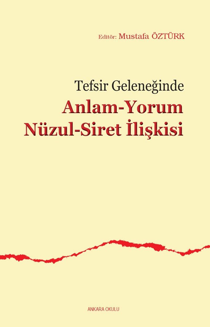 Tefsir Geleneğinde Anlam-Yorum Nüzul-Siret İlişkisi kitap kapağı