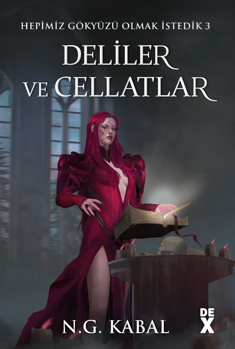 Deliler ve Cellatlar (Kırmızı Şömiz) / Hepimiz Gökyüzü Olmak İstedik 3 kitap kapağı
