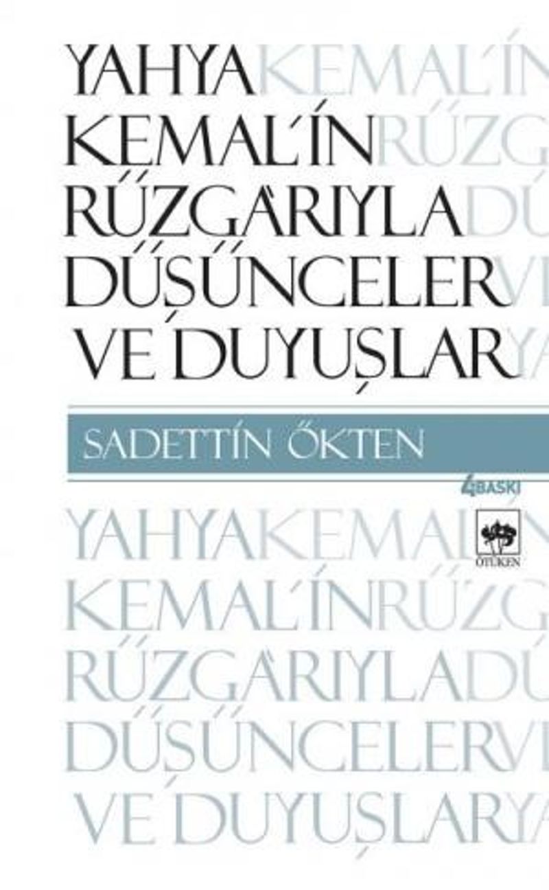 Yahya Kemal'in Rüzgarıyla Düşünceler ve Duyuşlar kitap kapağı