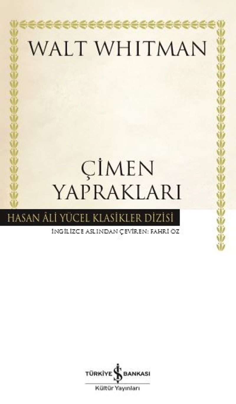 Çimen Yaprakları (Karton Kapak) kitap kapağı