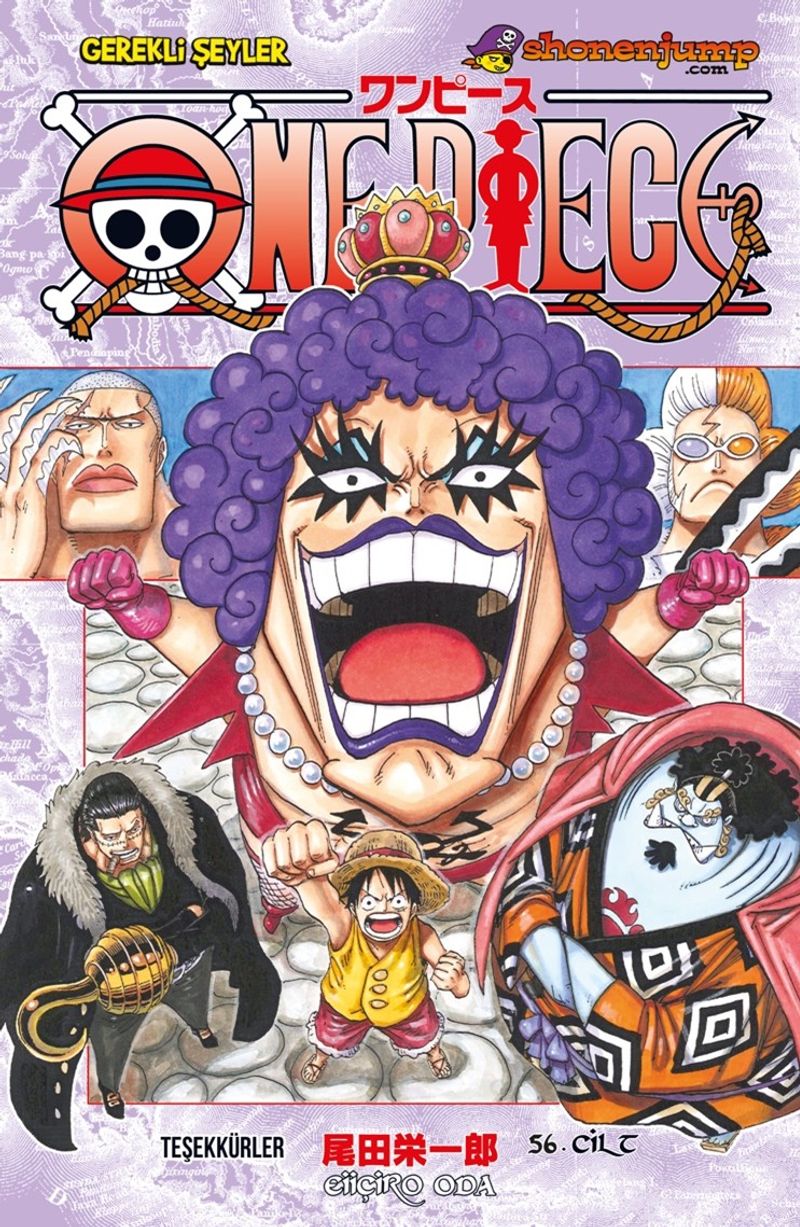 One Piece 56. Cilt / Teşekkürler kitap kapağı