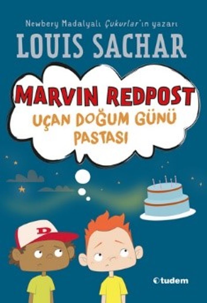 Marvin Redpost: Uçan Doğum Günü Pastası kitap kapağı