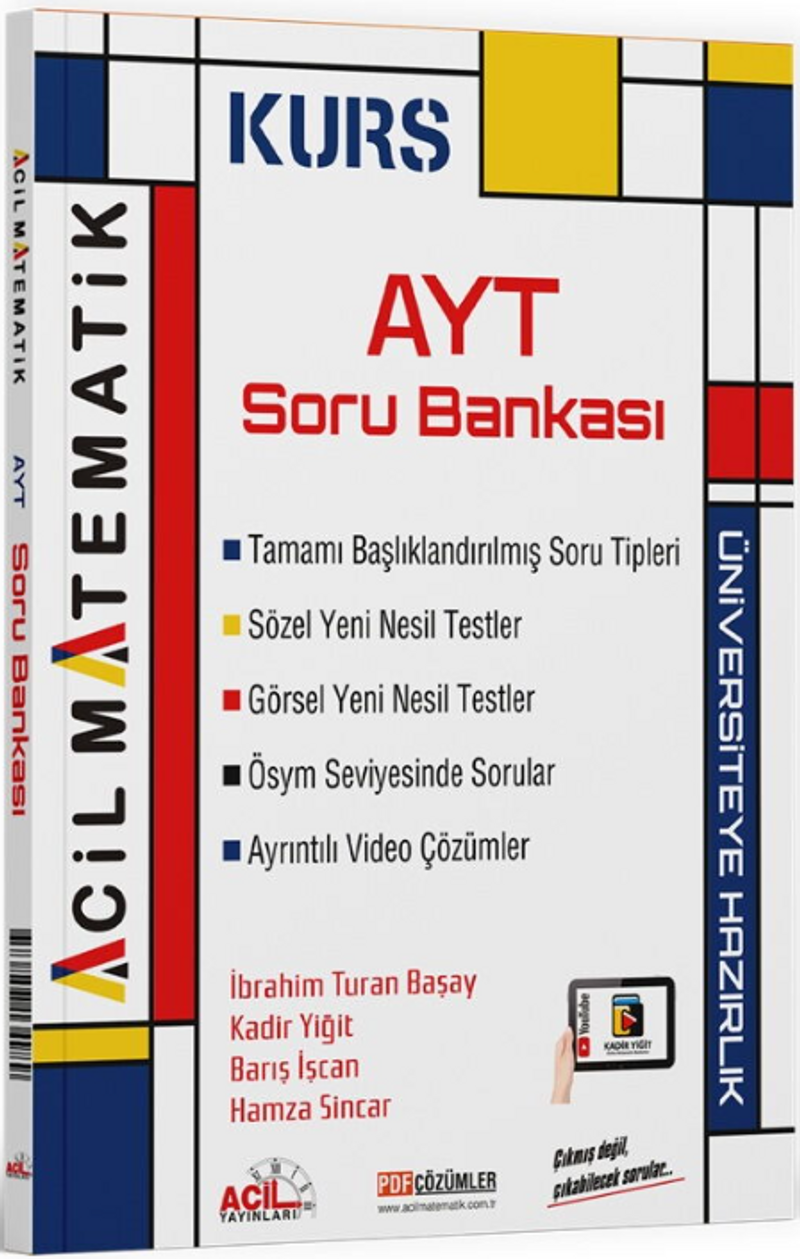 AYT Matematik Kurs Soru Bankası kitap kapağı