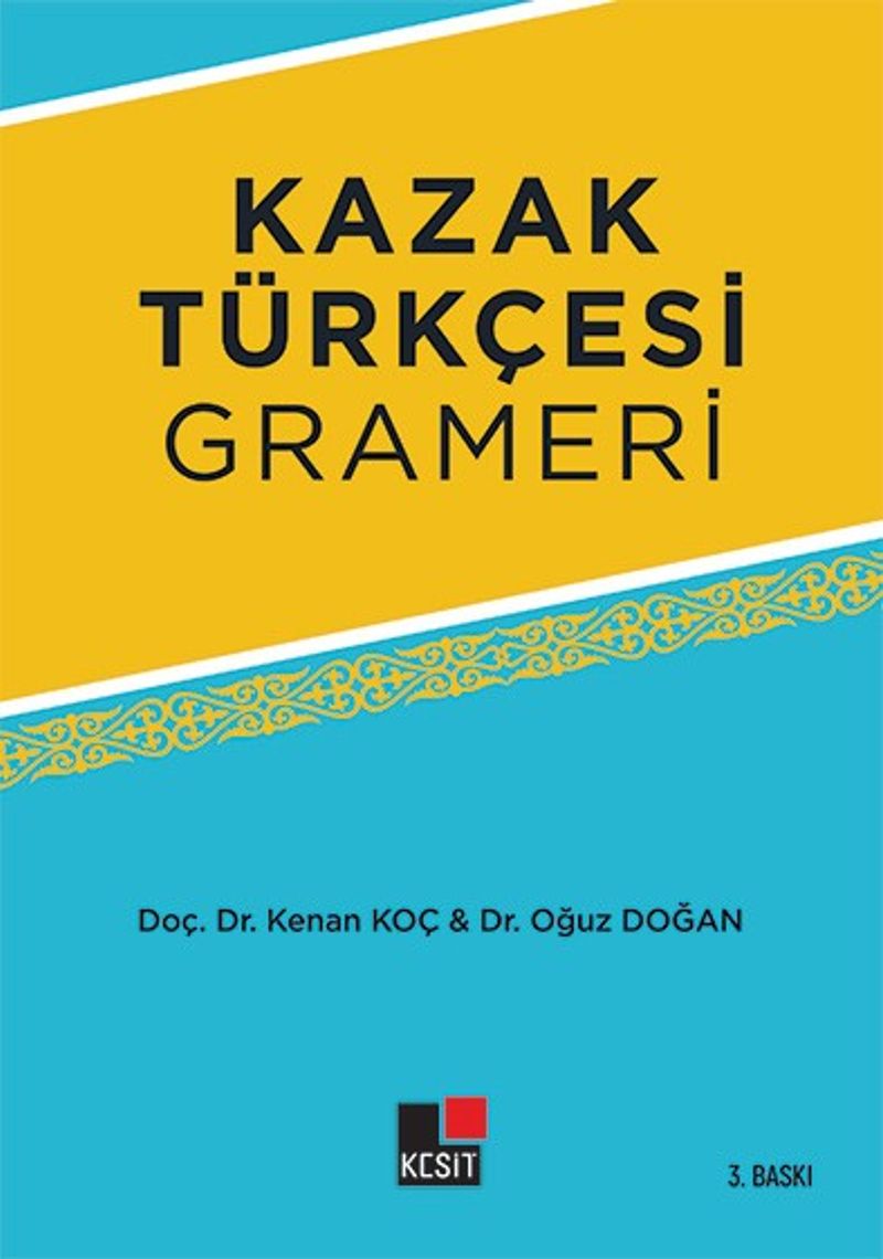 Kazak Türkçesi Grameri kitap kapağı