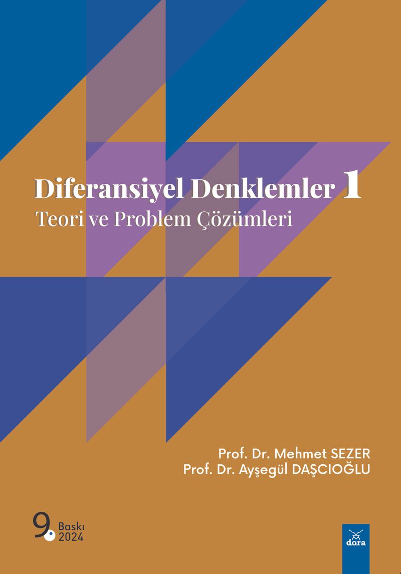 Diferansiyel Denklemler 1 Teori ve Problem Çözümleri kitap kapağı