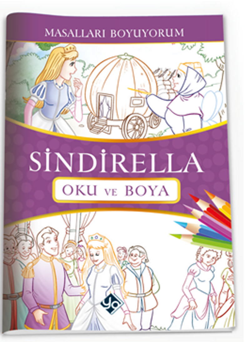 Masalları Boyuyorum Sindirella Kitabı kitap kapağı