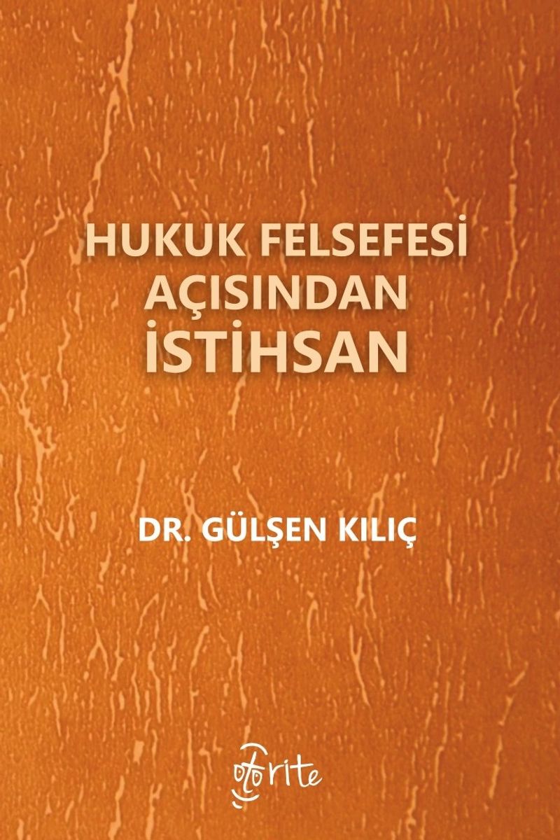 Hukuk Felsefesi Açısından İstihsan kitap kapağı