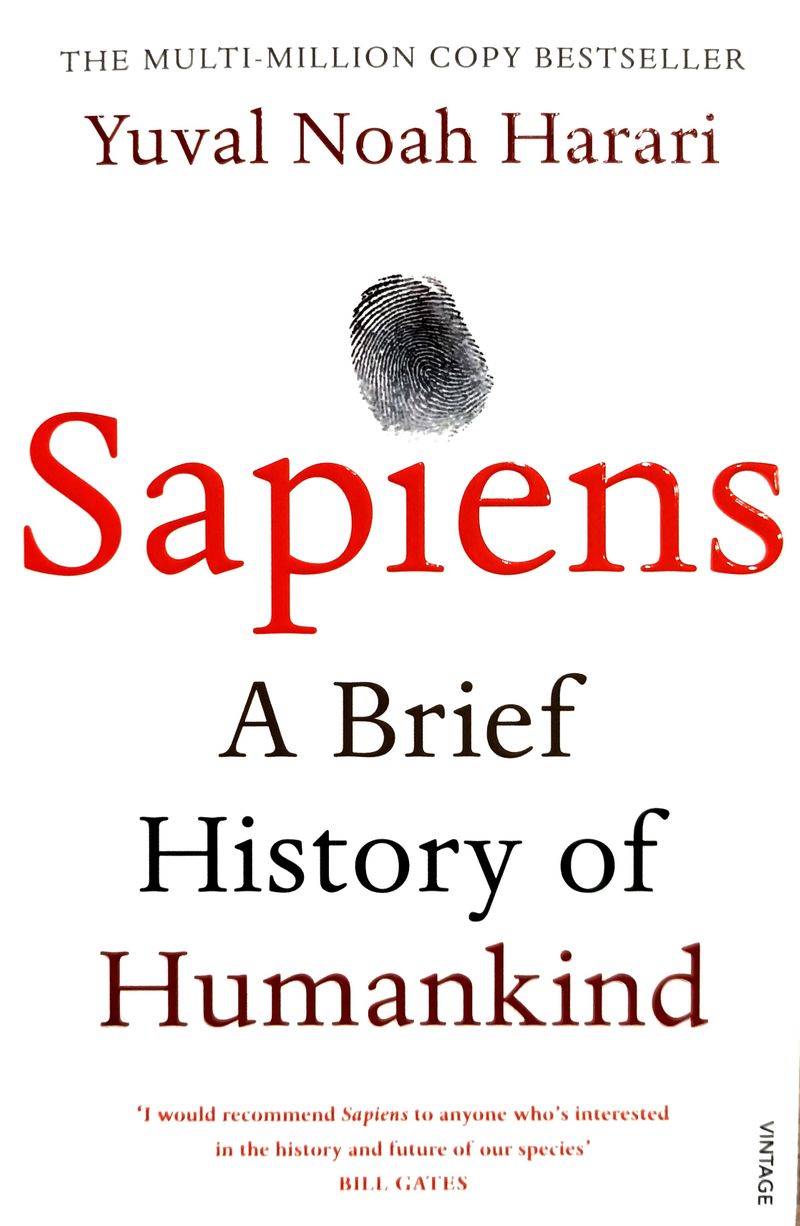 Sapiens: A Brief History of Humankind kitap kapağı
