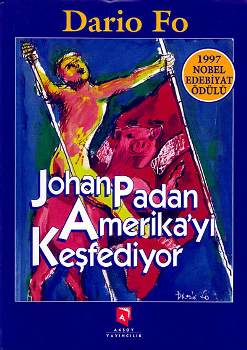 Johan Padan Amerika'yı Keşfediyor kitap kapağı