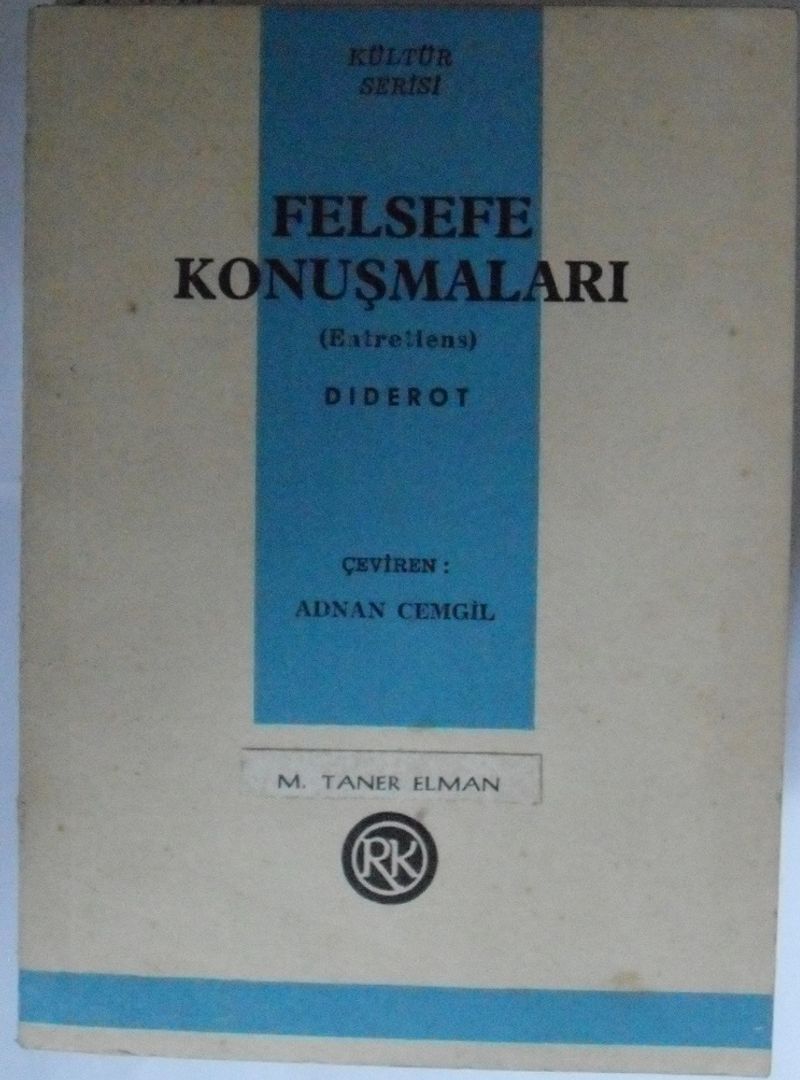 Felsefe Konuşmaları (12-G-40 ) kitap kapağı