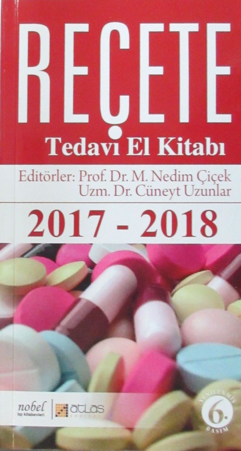 Reçete Tedavi El Kitabı (2017-2018) kitap kapağı