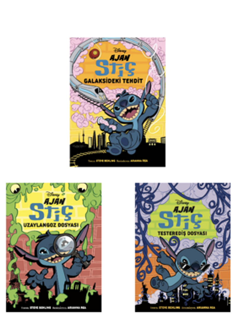 Disney Ajan Stiç - Maceraları Seti kitap kapağı