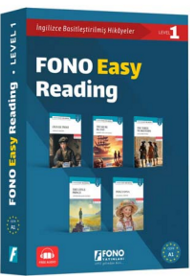 Easy Reading Hikaye Seti 5 Kitap A1‐ Level 1 (Kutulu) kitap kapağı