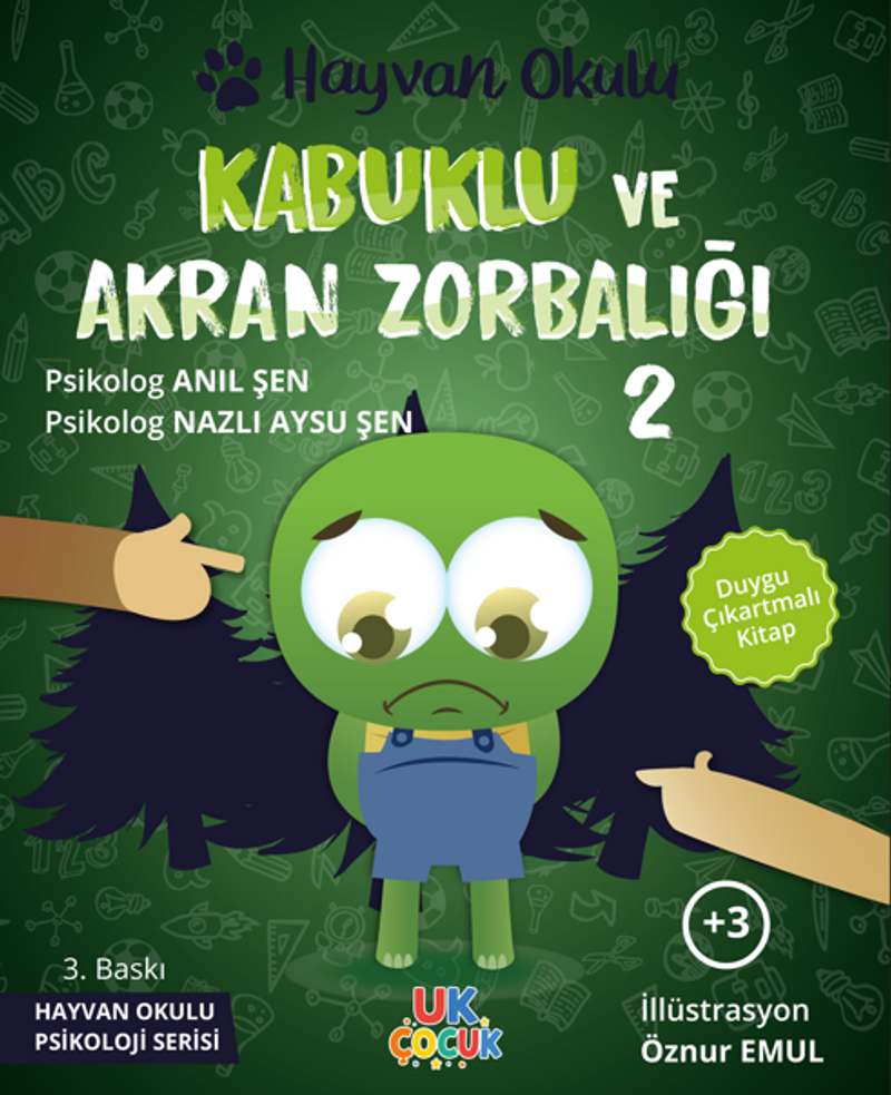 Hayvan Okulu Serisi / Kabuklu ve Akran Zorbalığı kitap kapağı