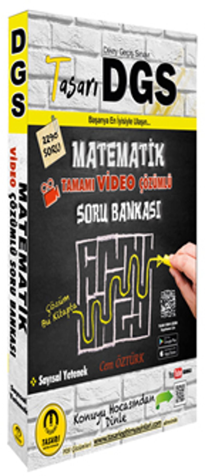 DGS Matematik Video Çözümlü Soru Bankası kitap kapağı