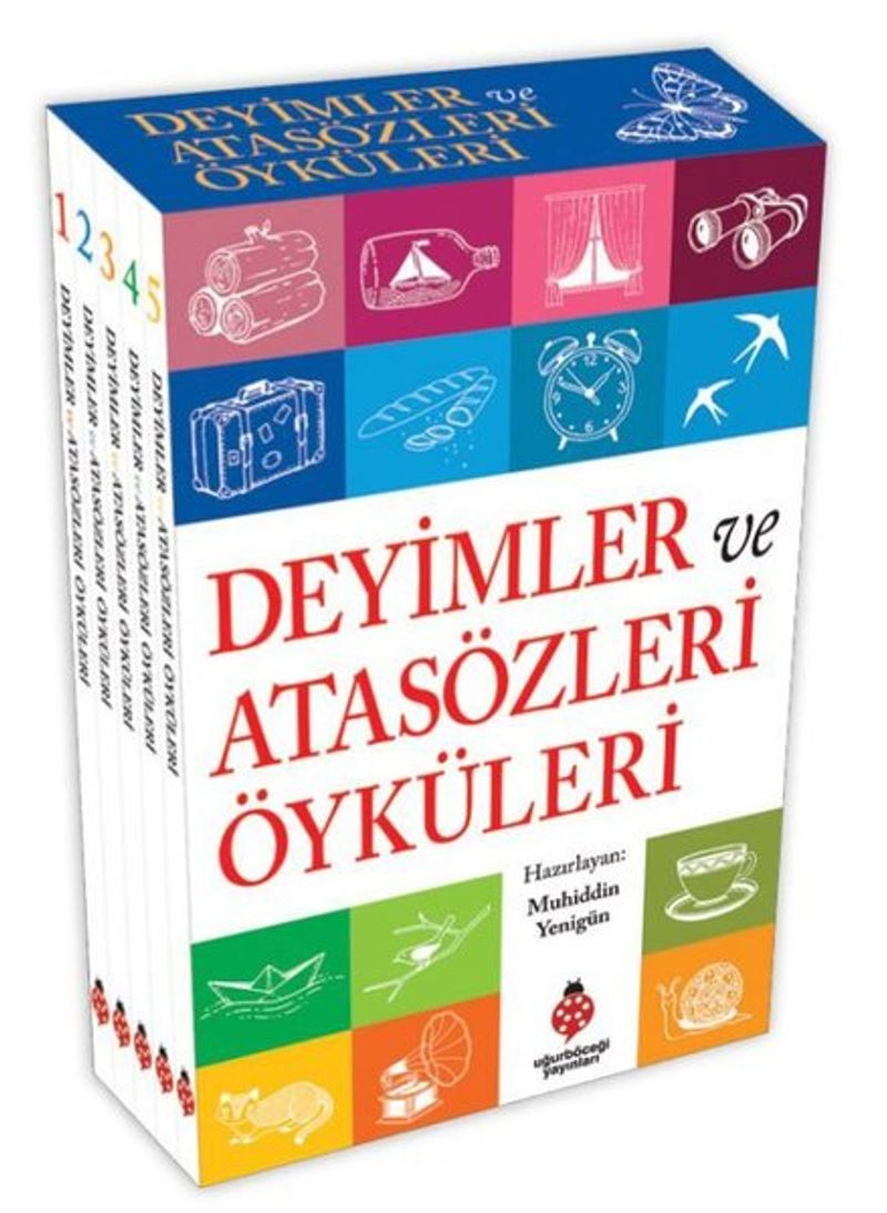 Deyimler ve Atasözleri Öyküleri (5 Kitap) kitap kapağı