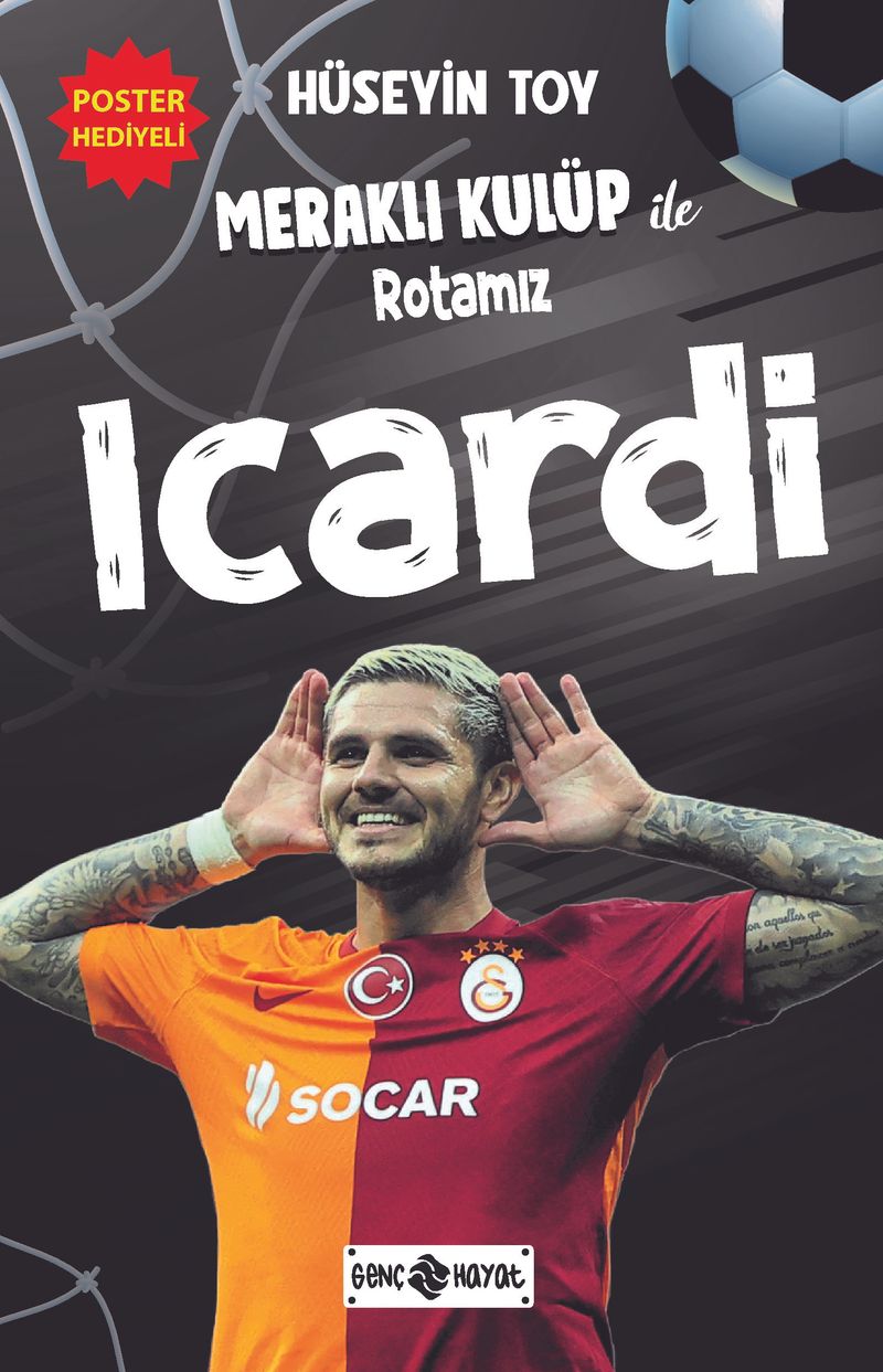 Meraklı Kulüp ile Rotamız Icardi kitap kapağı