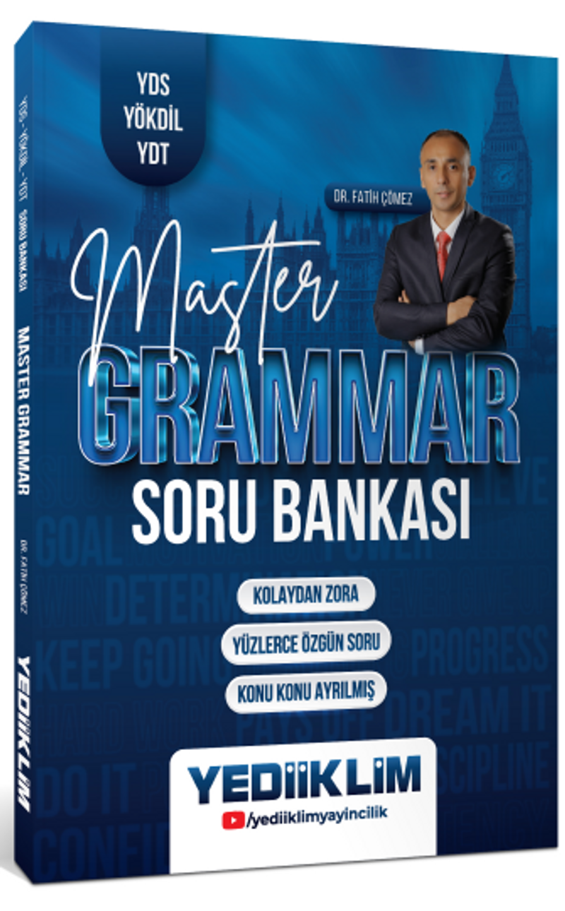 YDS YÖKDİL YDT Master Grammar Soru Bankası kitap kapağı