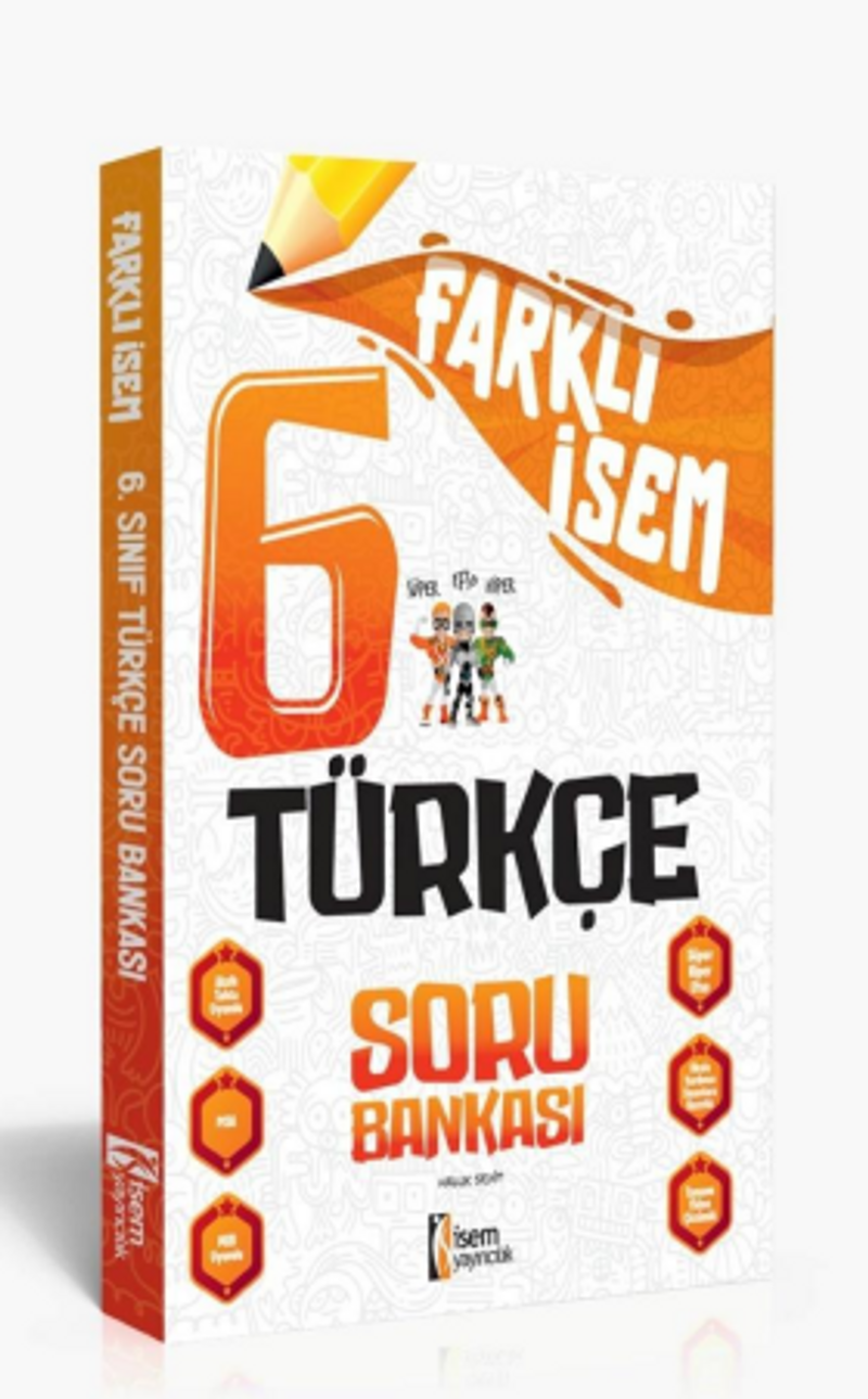 6.Sınıf Türkçe Soru Bankası kitap kapağı