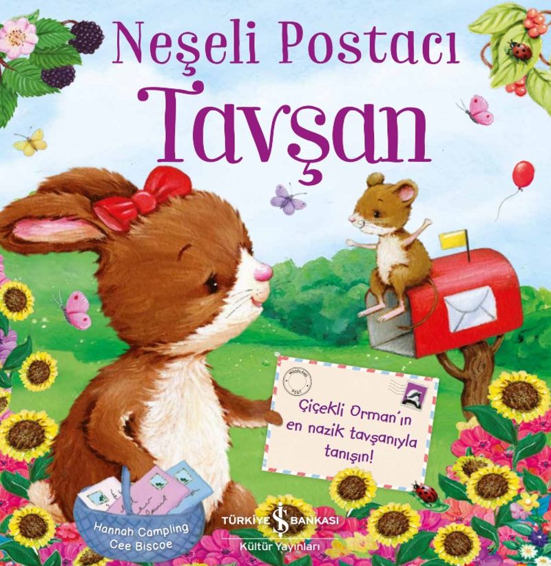 Neşeli Postacı Tavşan kitap kapağı