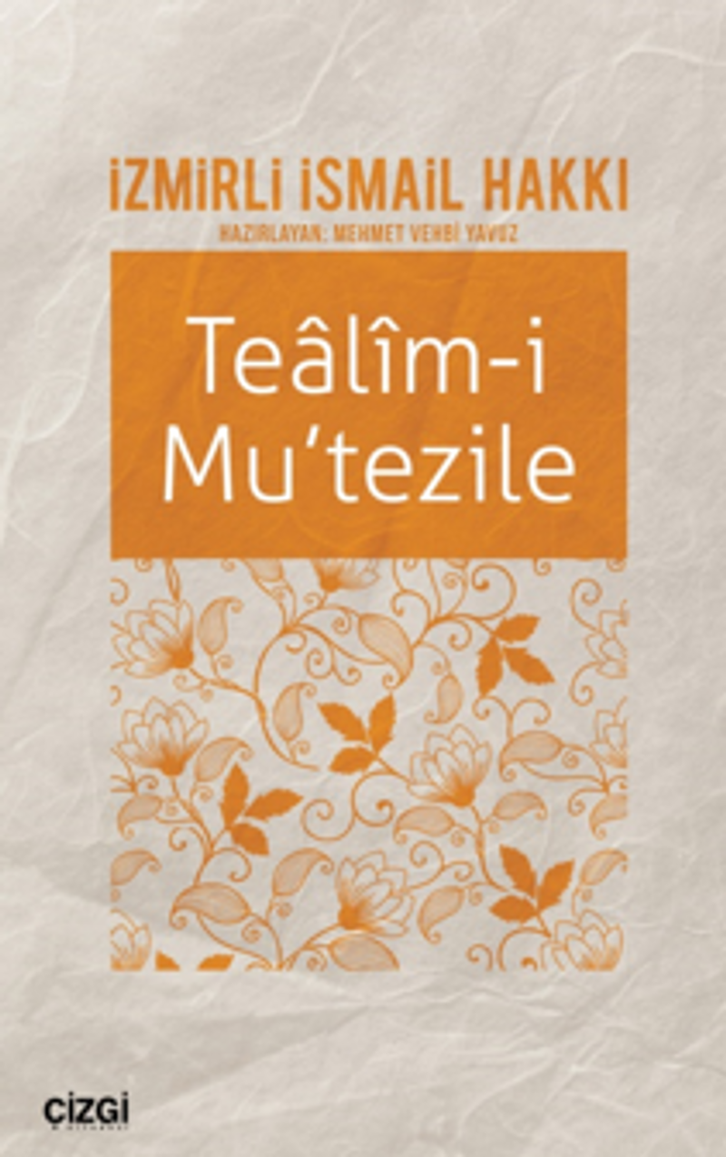 Tealim-i Mu'tezile kitap kapağı