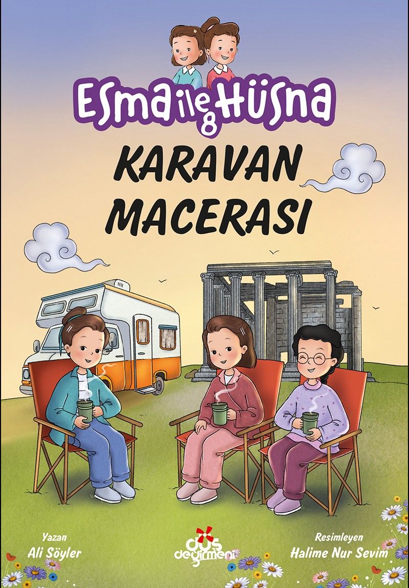 Esma ile Hüsna 8 / Karavan Macerası kitap kapağı