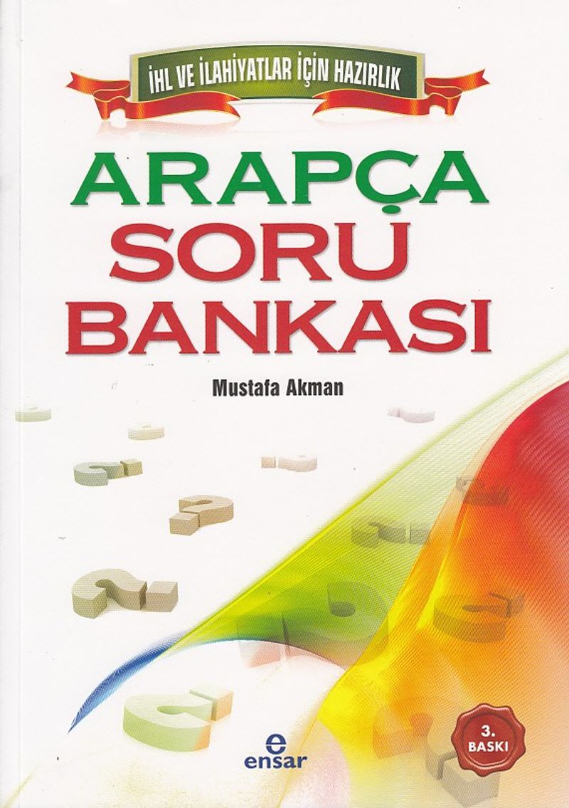 Arapça Soru Bankası kitap kapağı