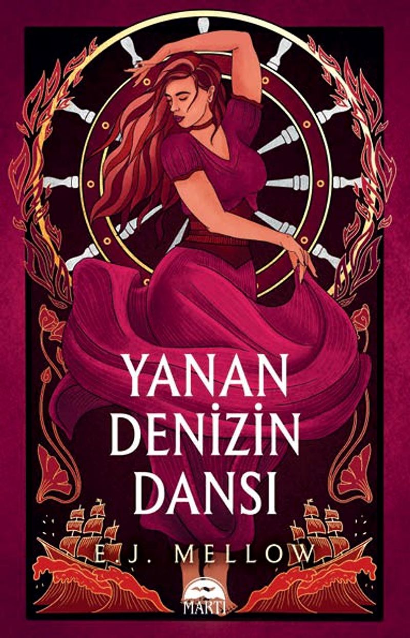 Yanan Denizin Dansı (Karton Kapak) kitap kapağı